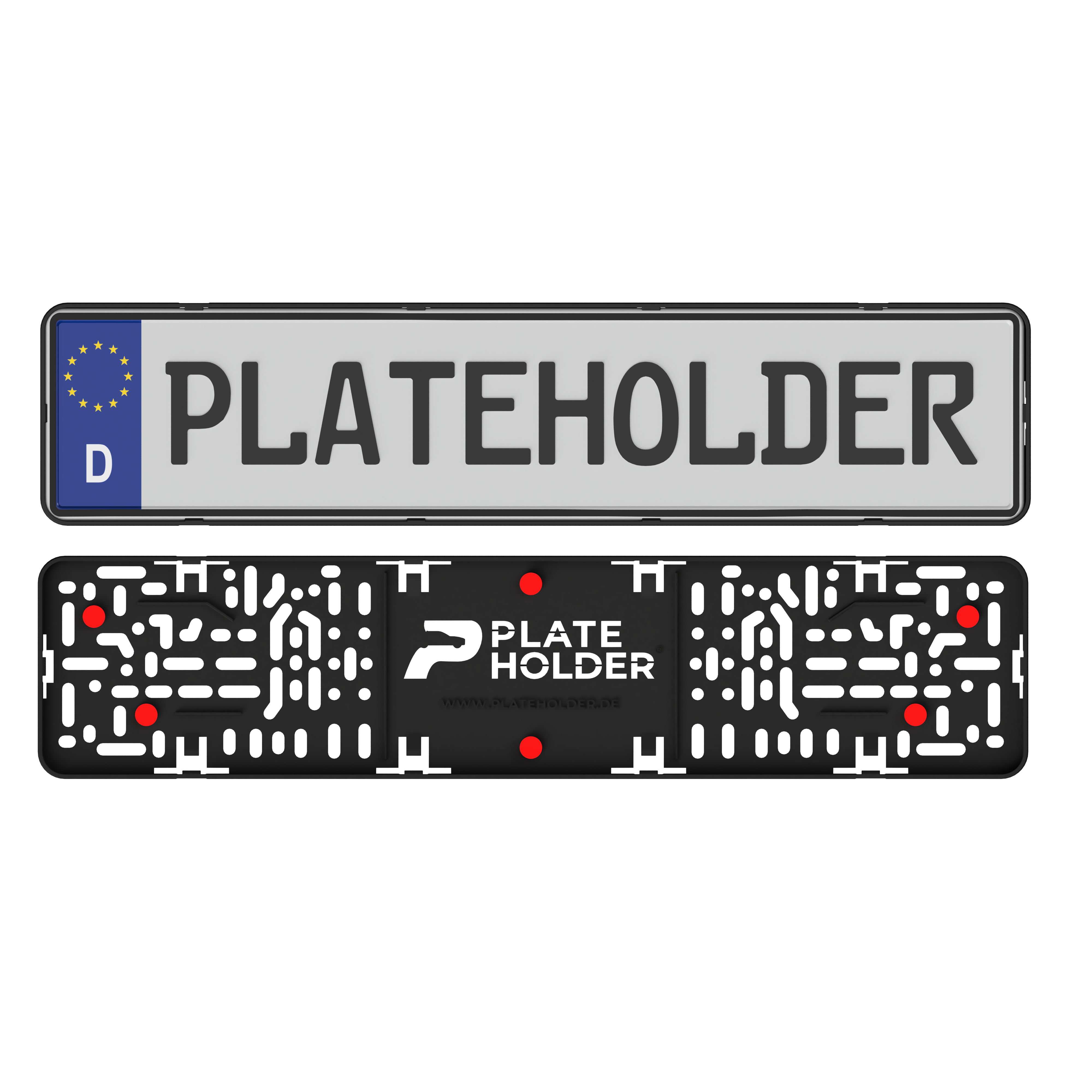 Genuine carbon license plate holder for Austria / Slovenia license plate  holder