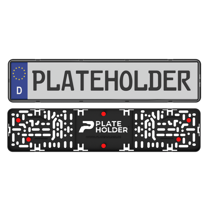 License plate holder V2